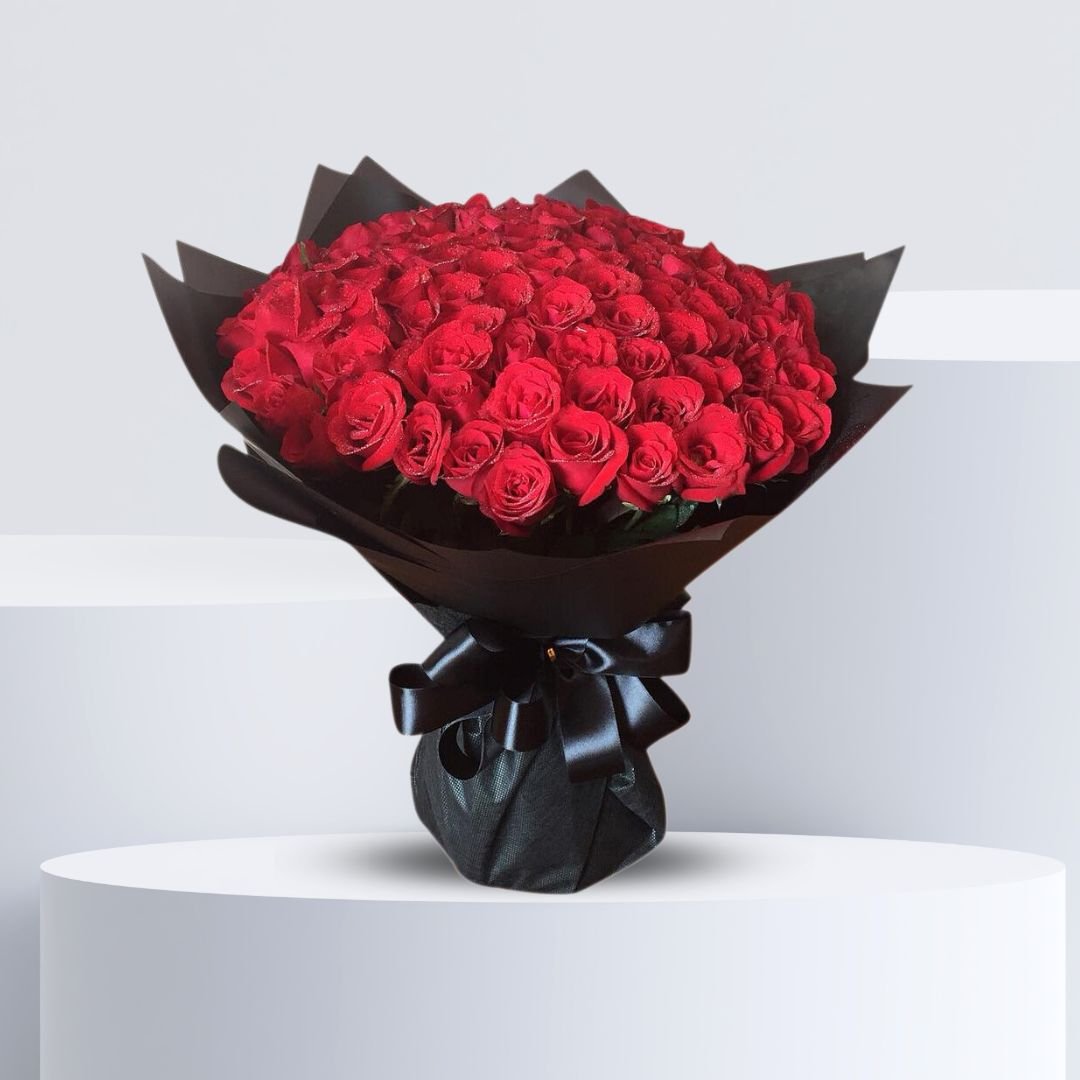 101 Red Roses Bouquet - A Grand Expression of Love