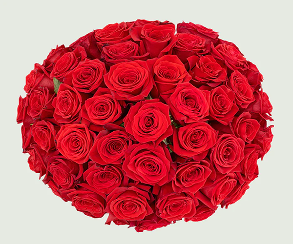 101 Red Roses Vase Arrangement