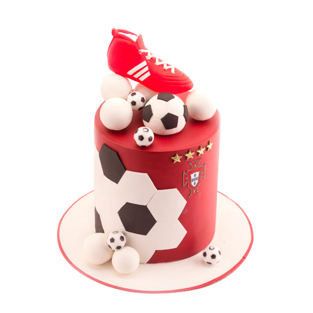 Football Boot and Soccer ball Cake-3KG