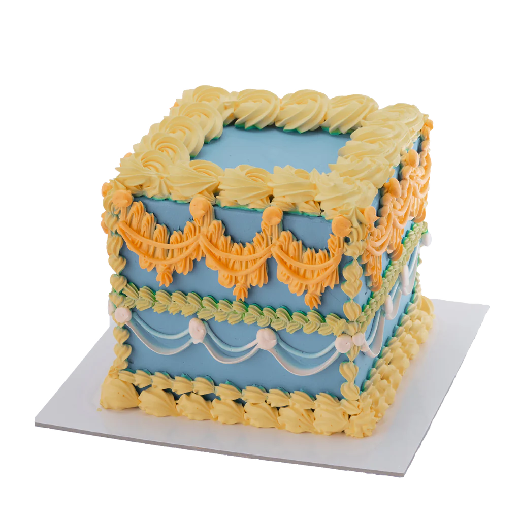 Square Vintage Cake - 3KG