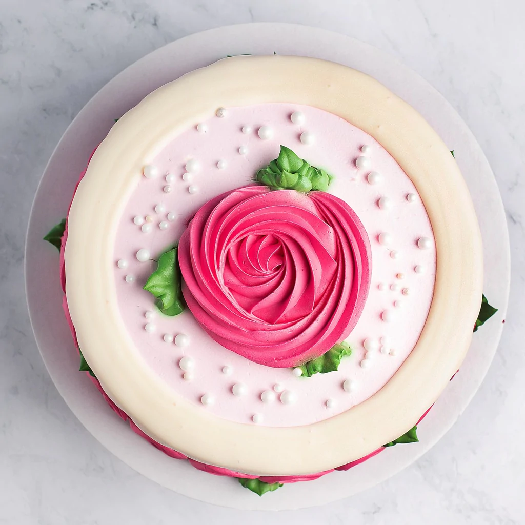 Blush Rose Cake -1.5KG