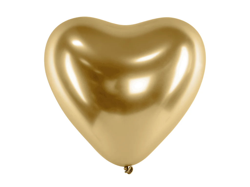 Heart Helium Latex Balloons - 3pcs
