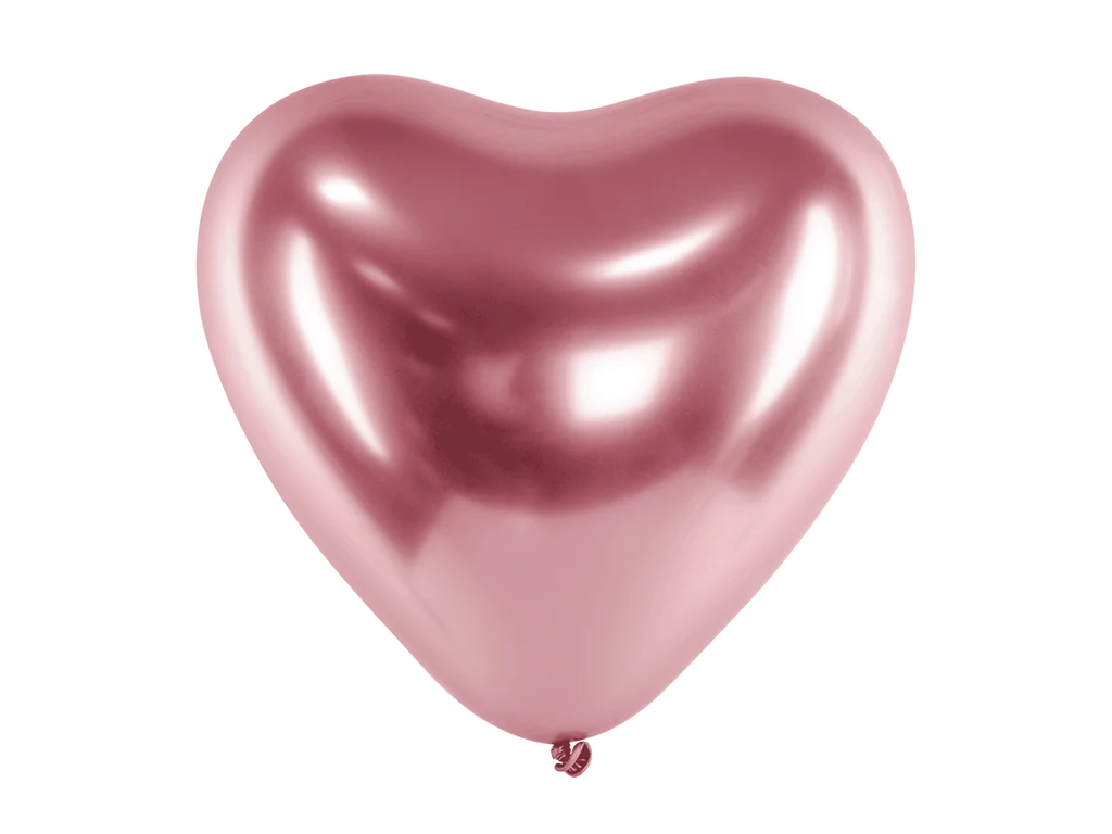 Heart Helium Latex Balloons - 3pcs
