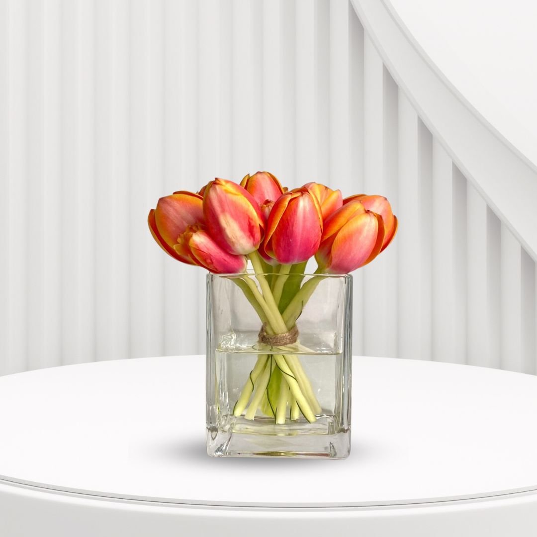 The Group Tulip - Elegant Dual-Tone Tulip Arrangement