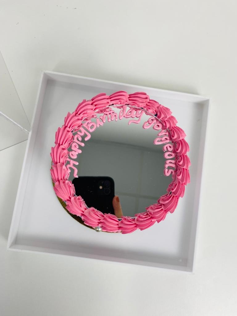 Mirror Cake - Half KG Princess Theme